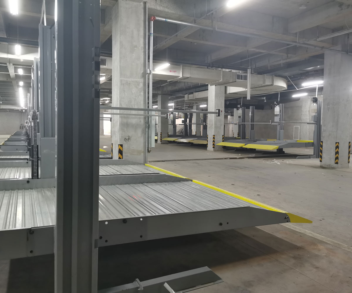 萬源地下室簡易升降機械立體停車設(shè)備改造