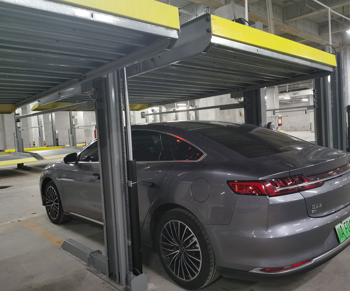理縣家用簡易升降機械式立體停車設備過驗收