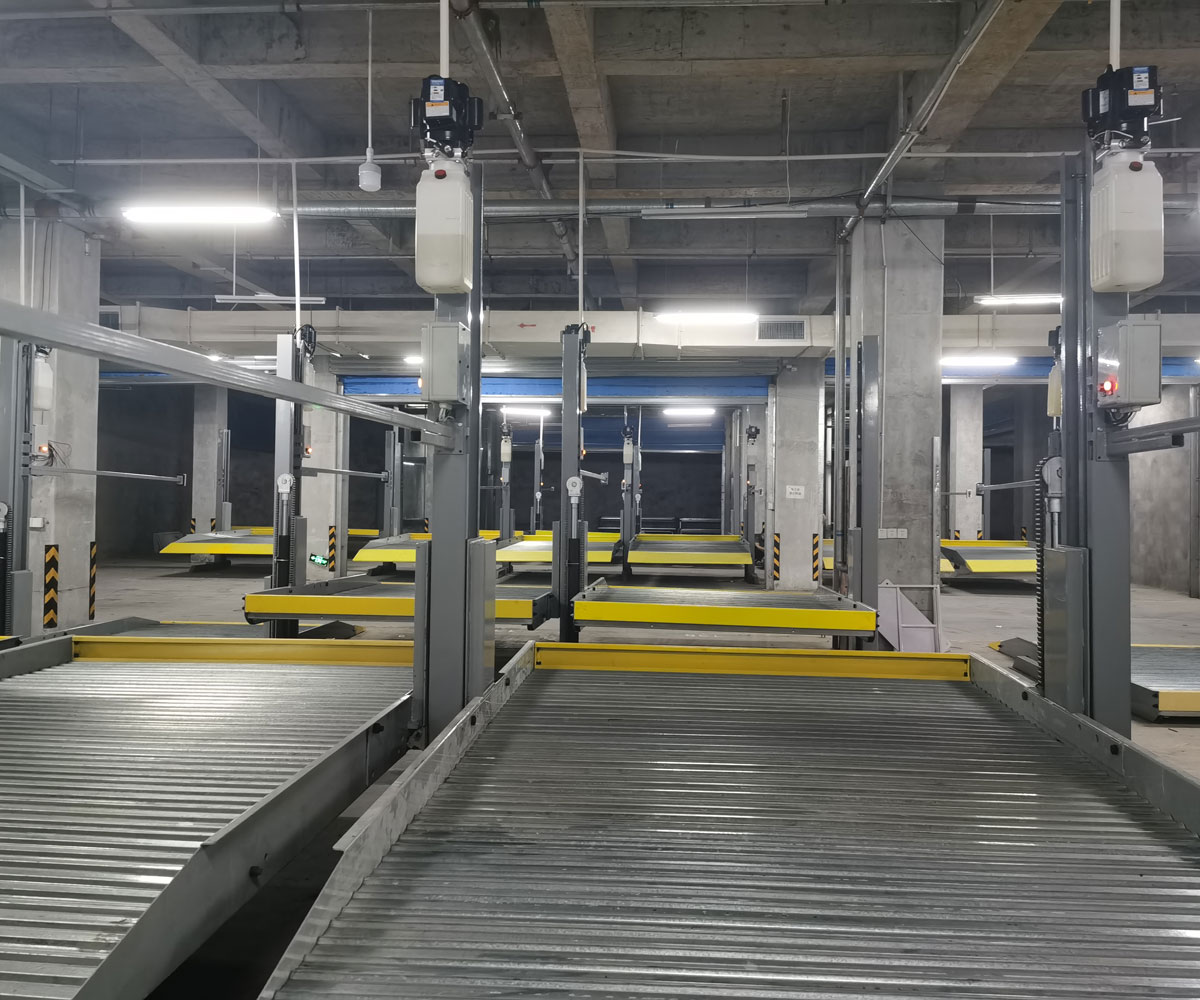二層升降橫移式機(jī)械停車位租用