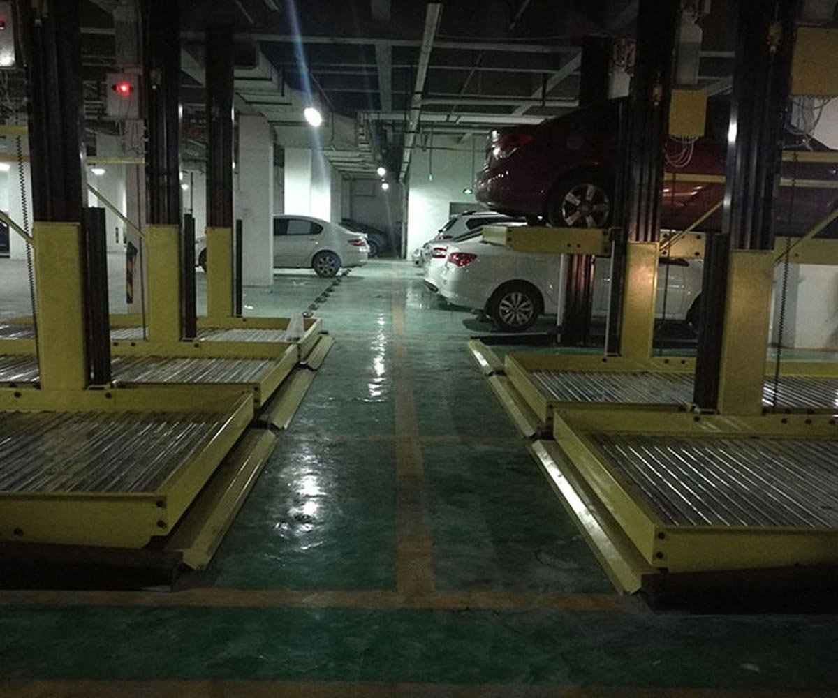 理縣二層升降橫移式機械立體車庫長租