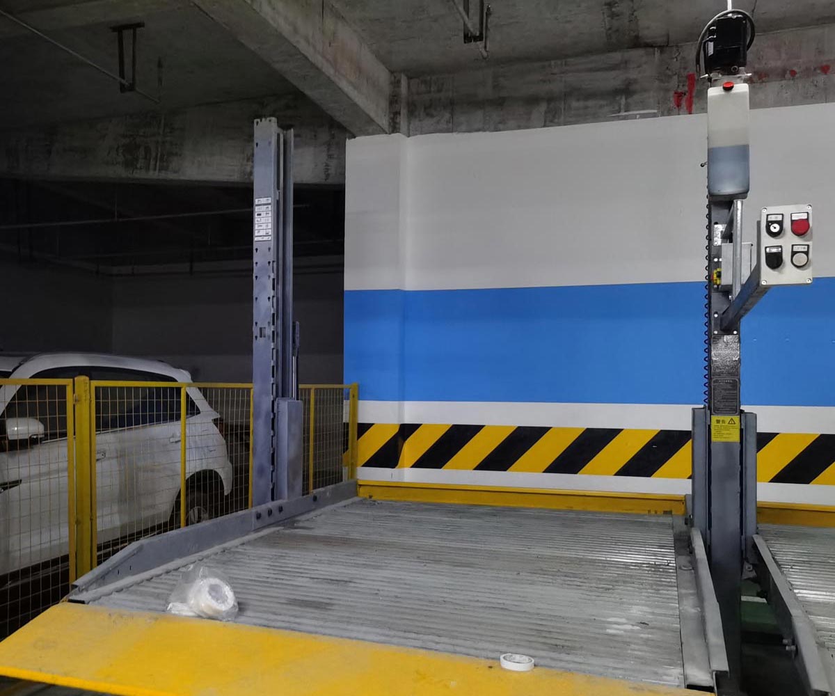 布拖兩層簡易升降立體車位改造