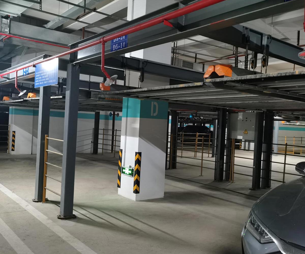 萬源雙層簡易升降類機械式停車位