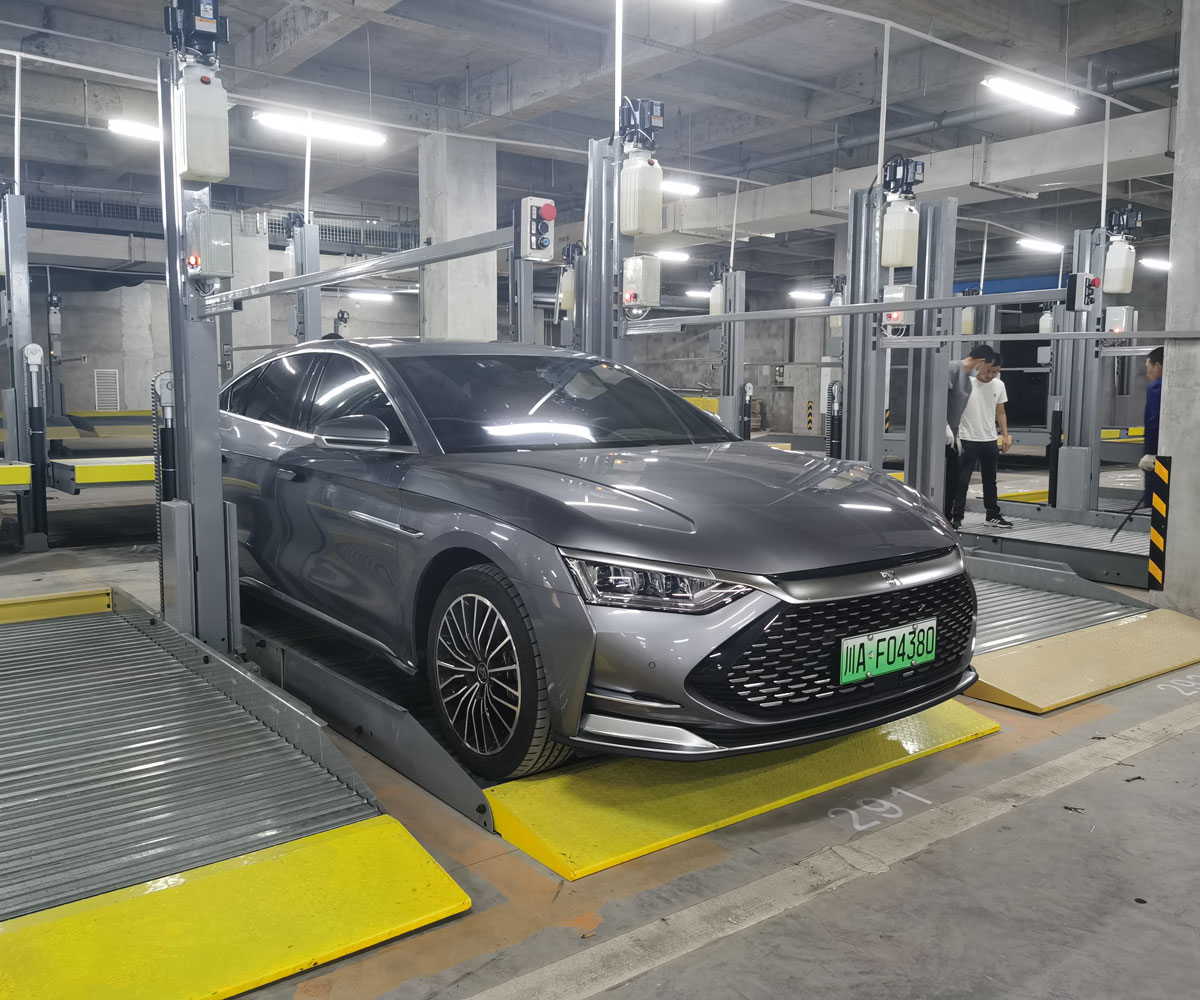 小區(qū)2層簡(jiǎn)易類(lèi)立體車(chē)庫(kù)停車(chē)設(shè)備