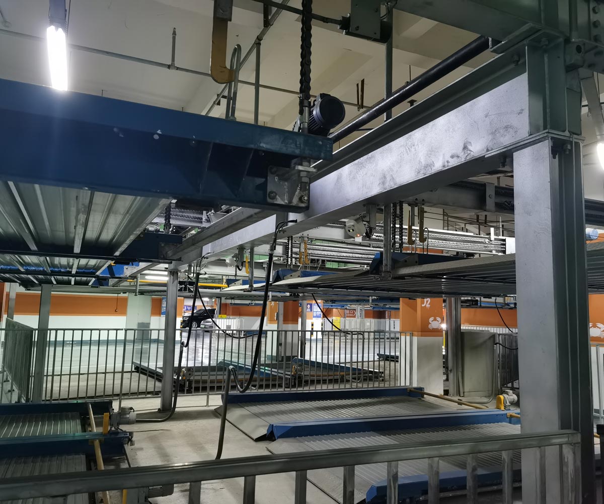 萬源PSH梳齒交換升降橫移機械式立體停車設(shè)備