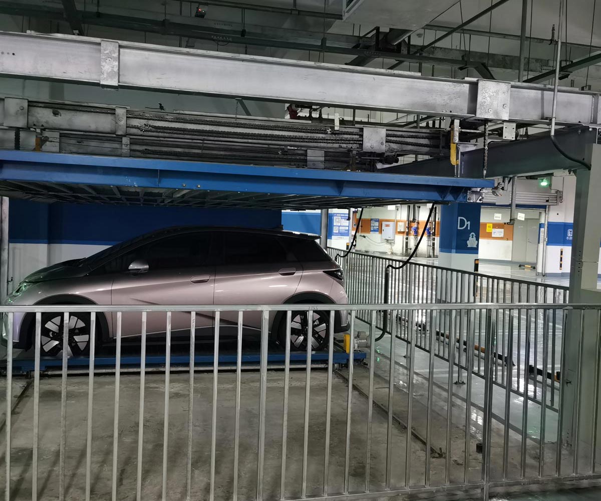 萬源四柱PSH升降橫移式立體停車設(shè)備